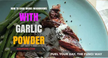 Savor Earthy Delights: Cooking Morel Mushrooms with Garlic Powder