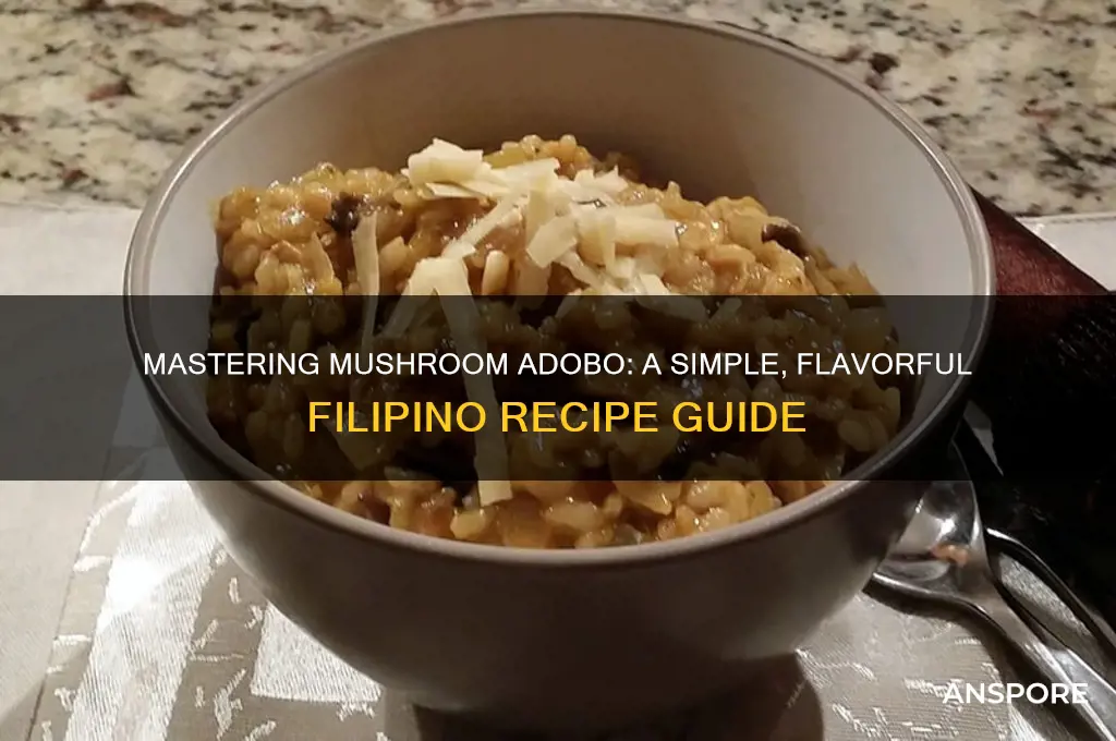 how to cook mushroom adobo