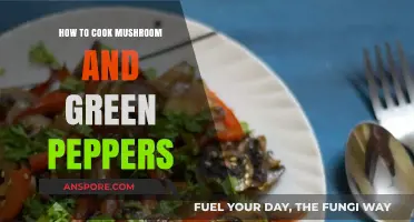 Sizzling Mushroom and Green Pepper Stir-Fry: A Quick Veggie Delight