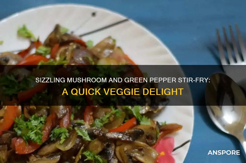 how to cook mushroom and green peppers