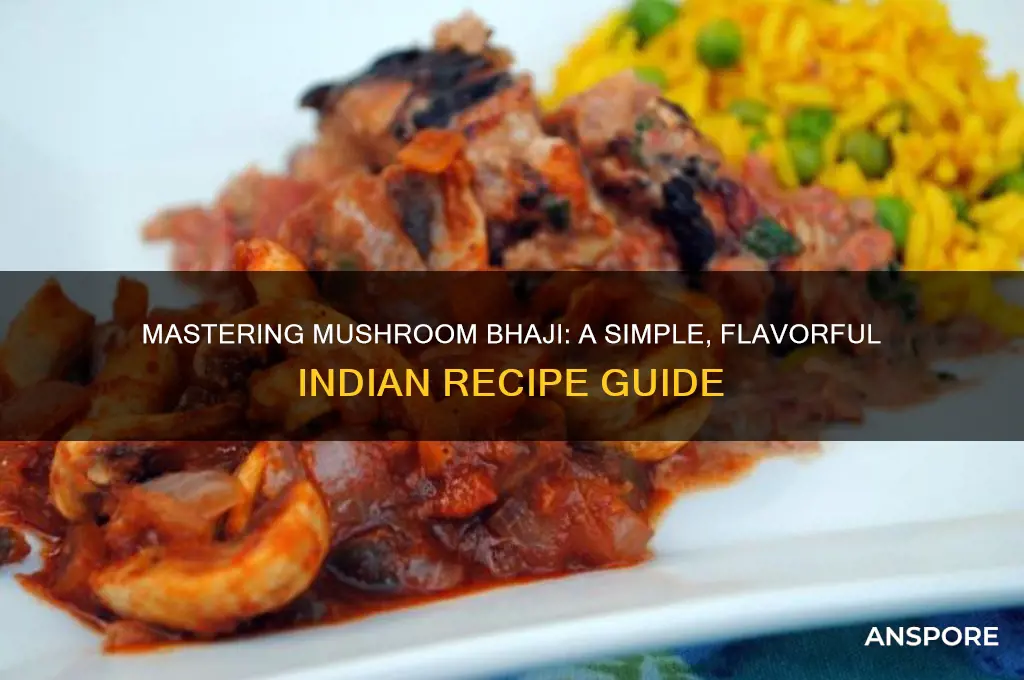 how to cook mushroom bhaji
