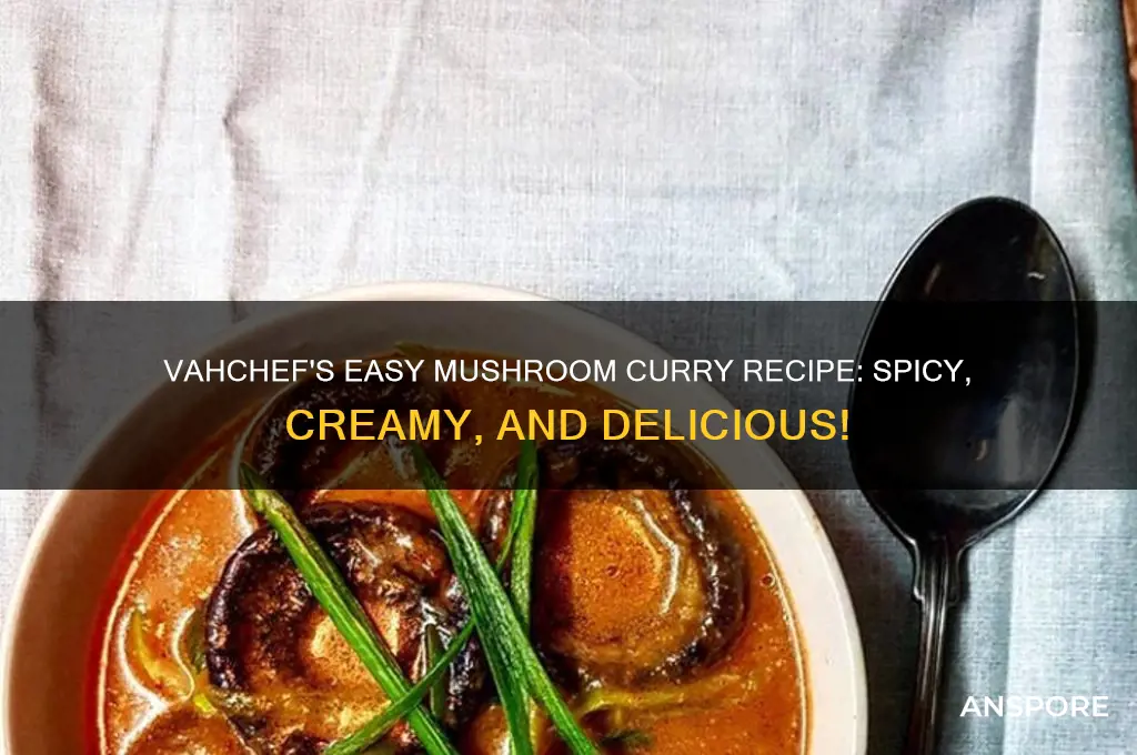 how to cook mushroom curry by vahchef