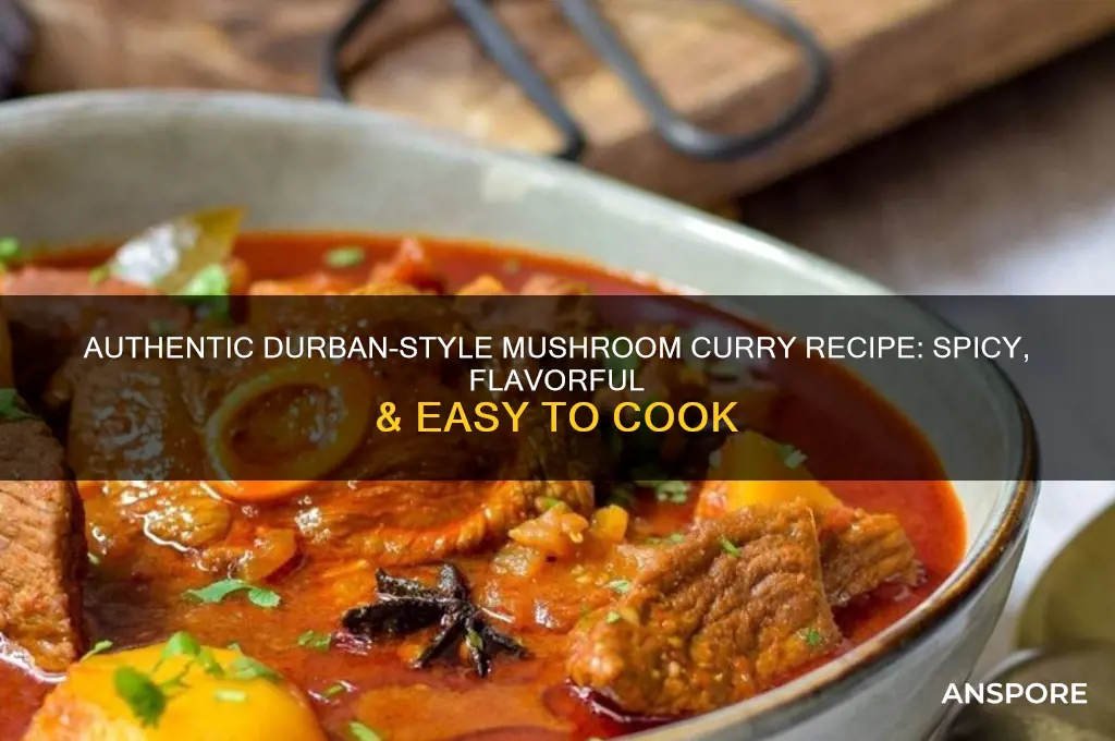 how to cook mushroom curry durban style