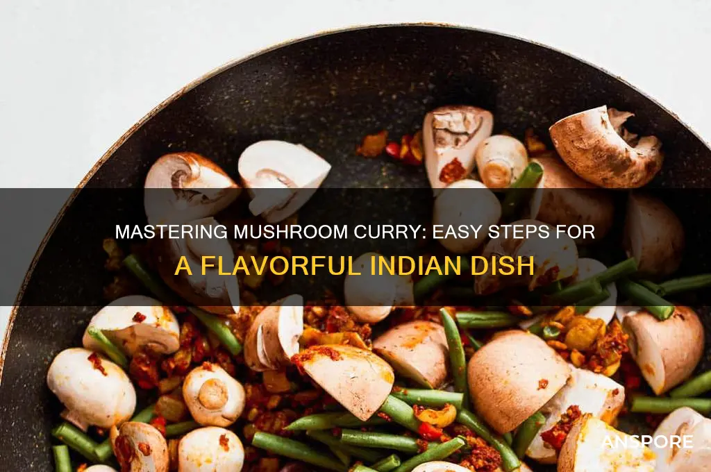 how to cook mushroom curry