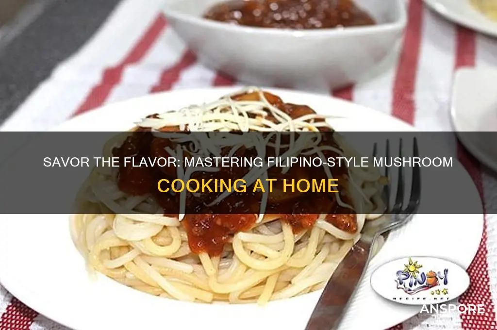 how to cook mushroom filipino style