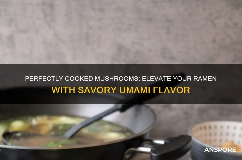 how to cook mushroom for ramen