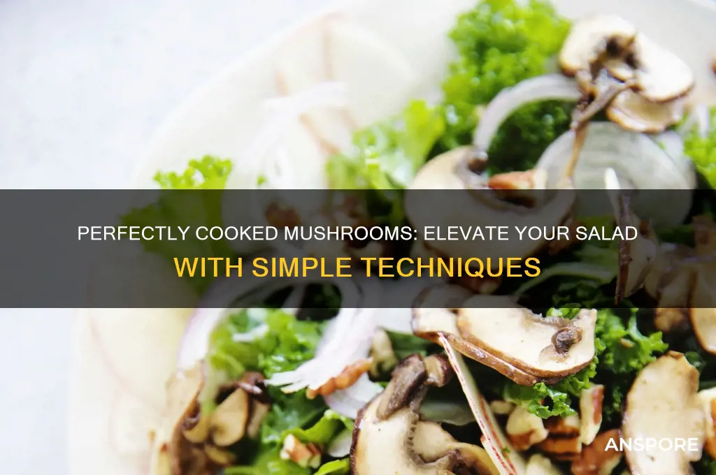how to cook mushroom for salad