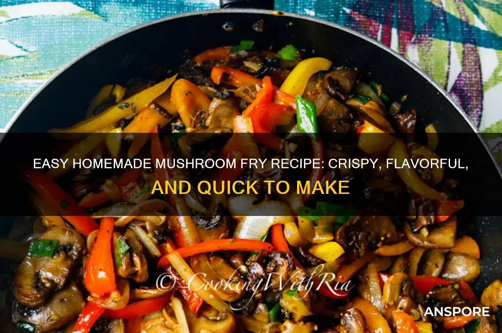 how to cook mushroom fry at home