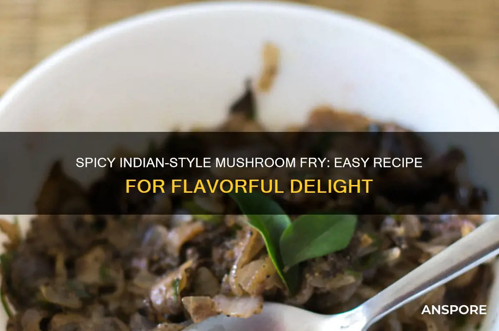 how to cook mushroom fry indian style