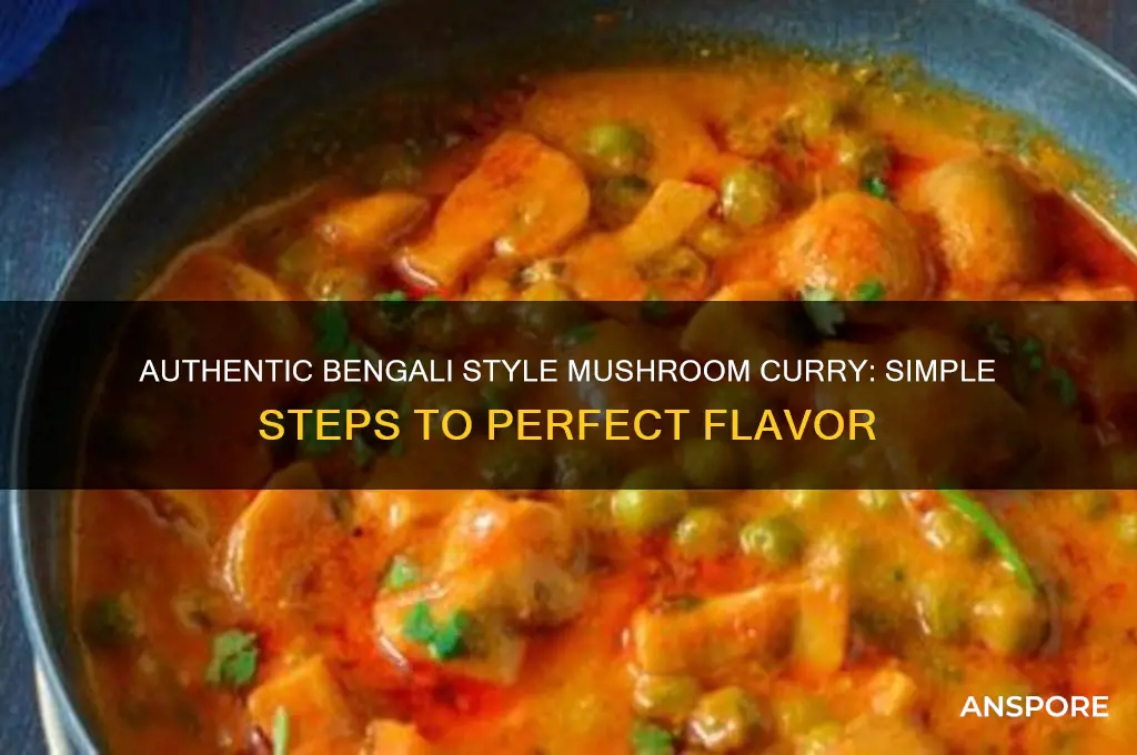 how to cook mushroom in bengali style