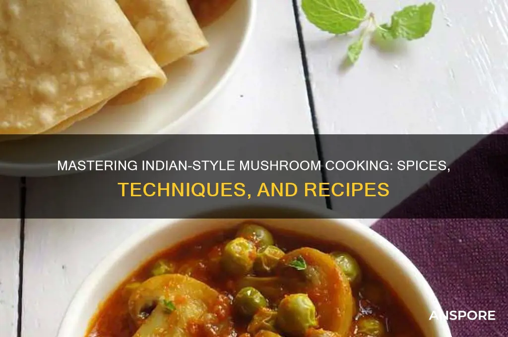 how to cook mushroom in indian style