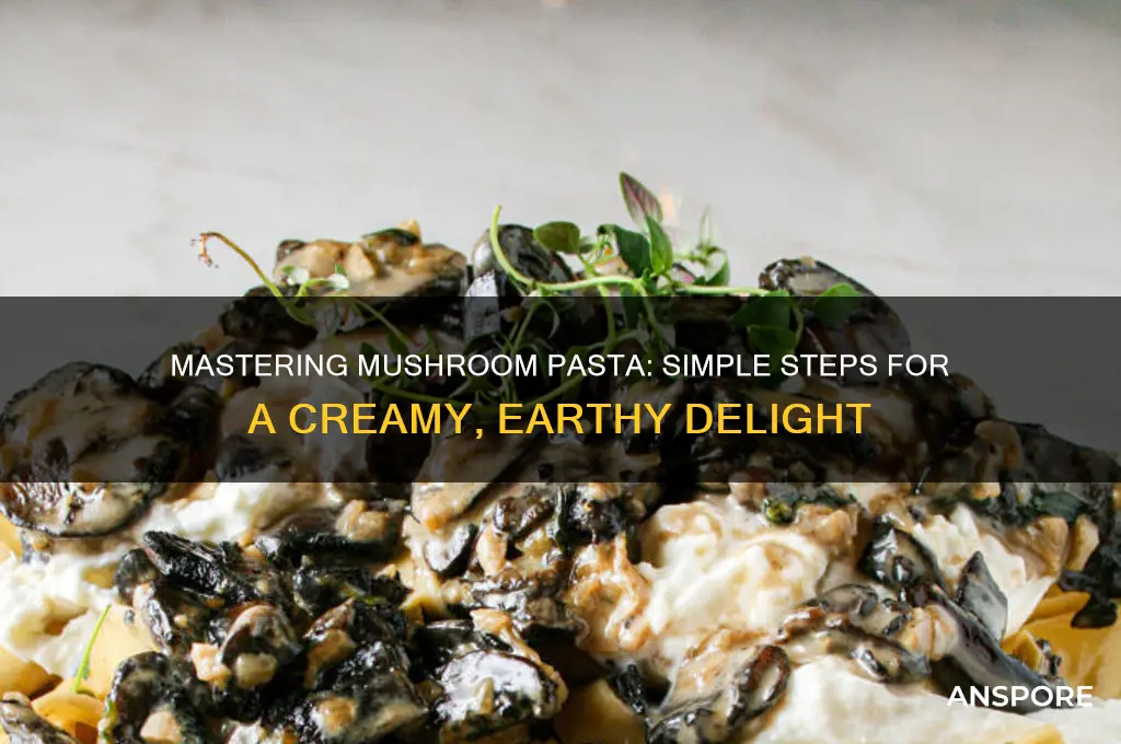 how to cook mushroom pasta