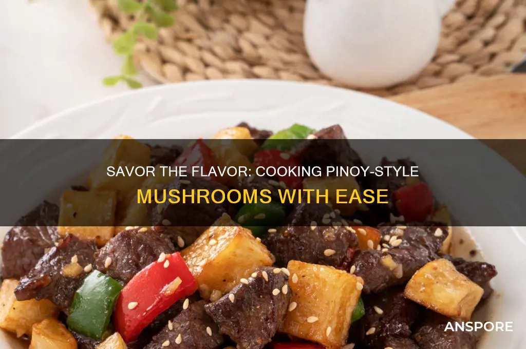 how to cook mushroom pinoy style