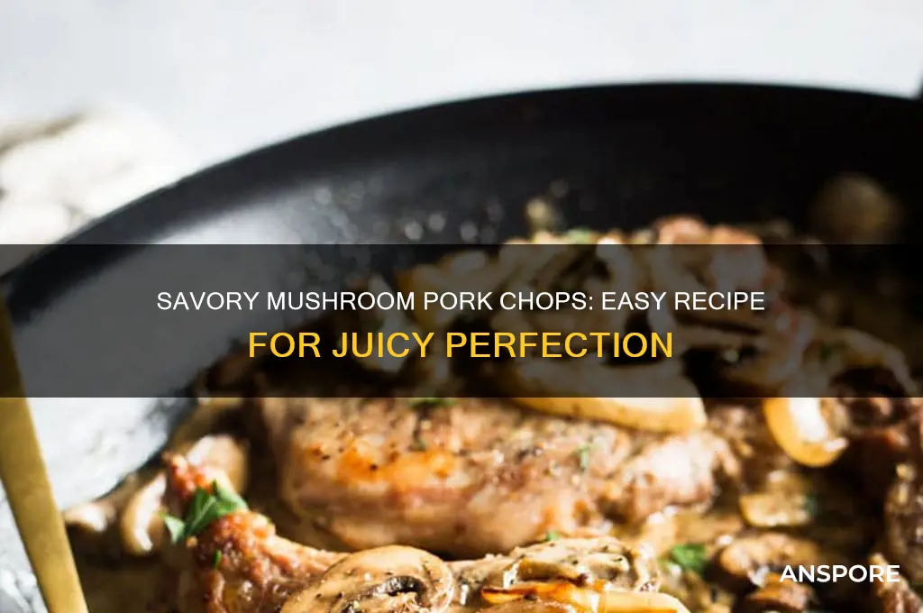 how to cook mushroom pork chops