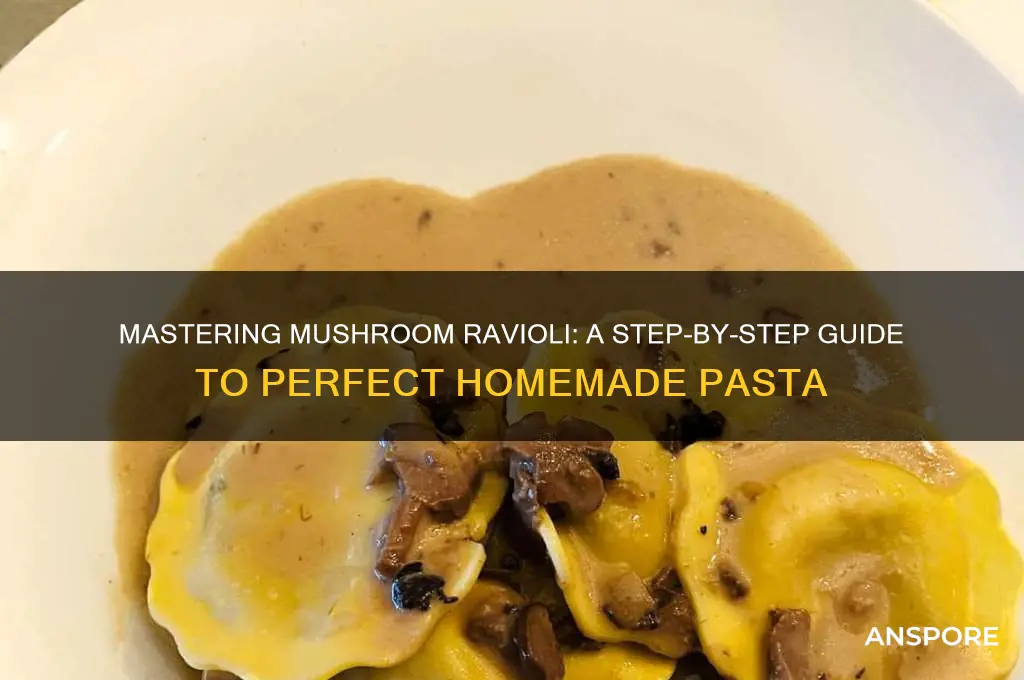 how to cook mushroom ravioli