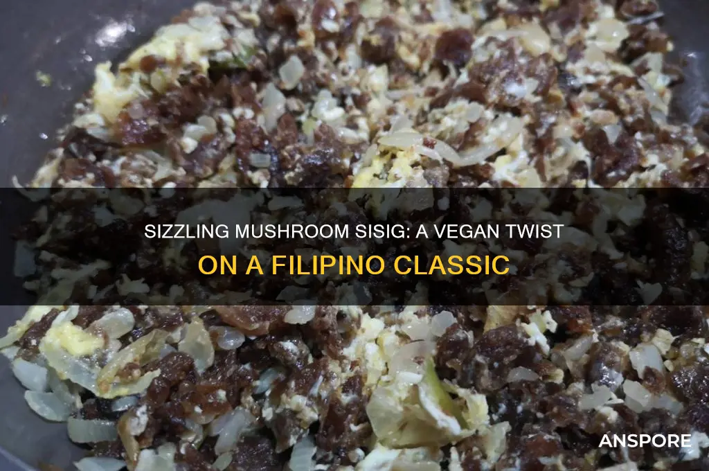 how to cook mushroom sisig