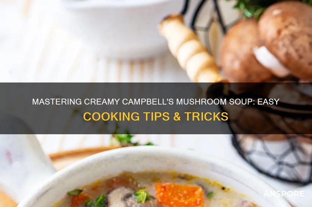 how to cook mushroom soup campbell
