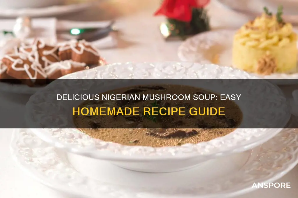 how to cook mushroom soup in nigeria
