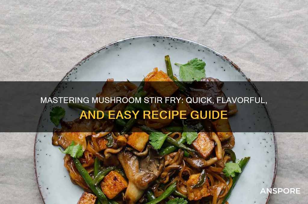 how to cook mushroom stir fry