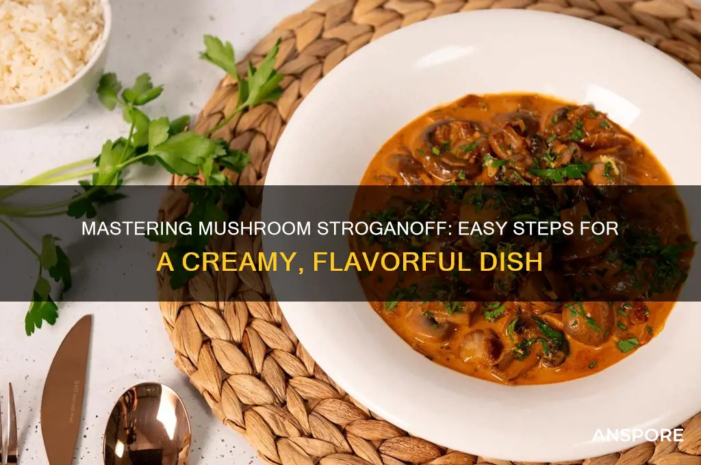 how to cook mushroom stroganoff