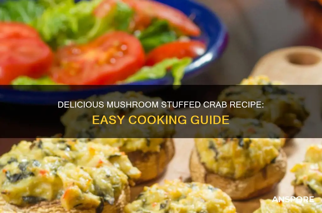 how to cook mushroom stuffed crab