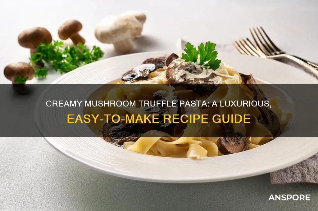 how to cook mushroom truffle pasta