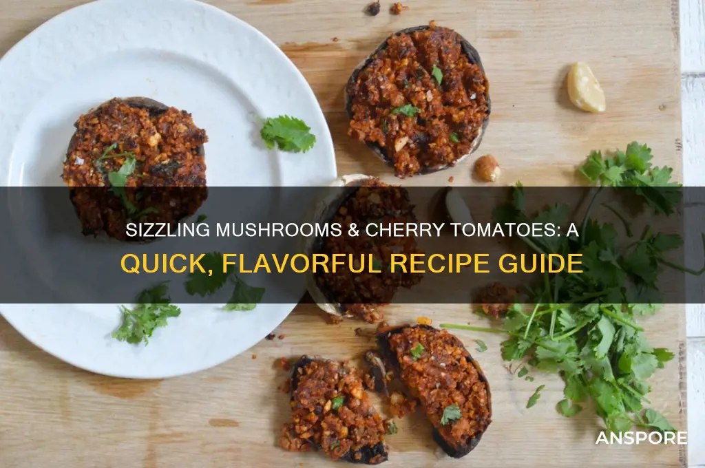 how to cook mushrooms and cherry tomatoes