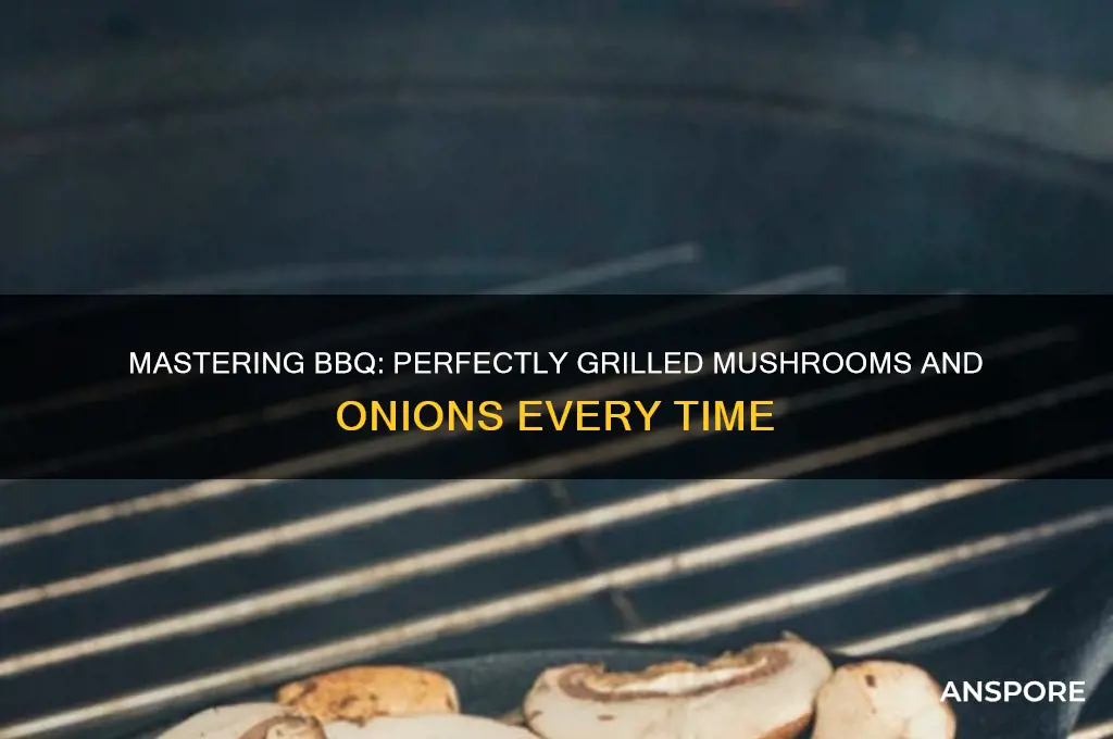 how to cook mushrooms and onions on bbq