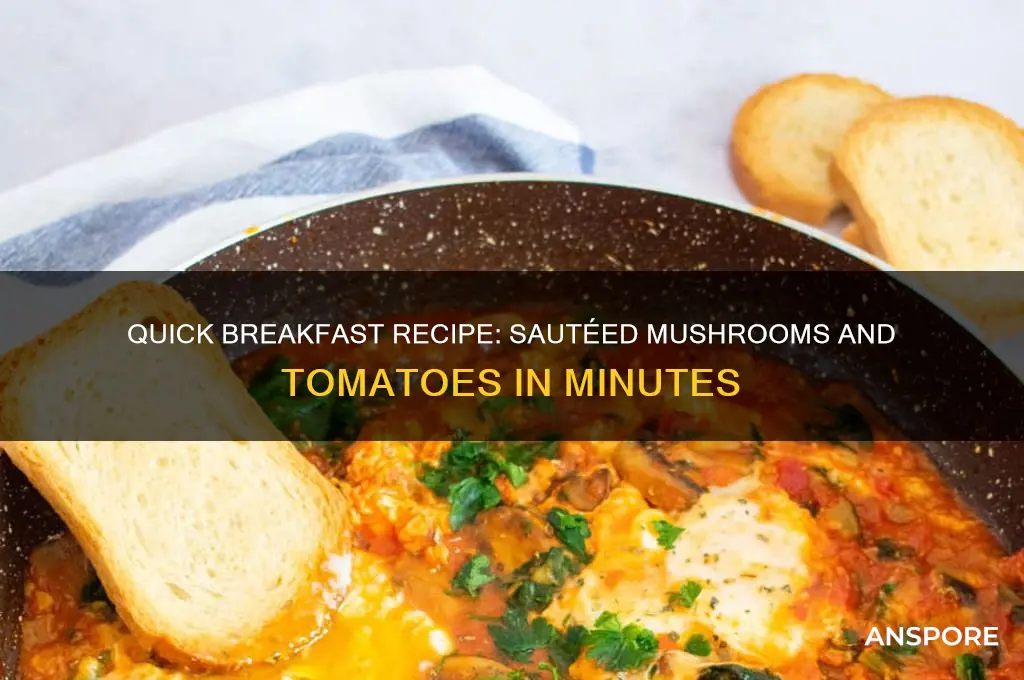 how to cook mushrooms and tomatoes for breakfast