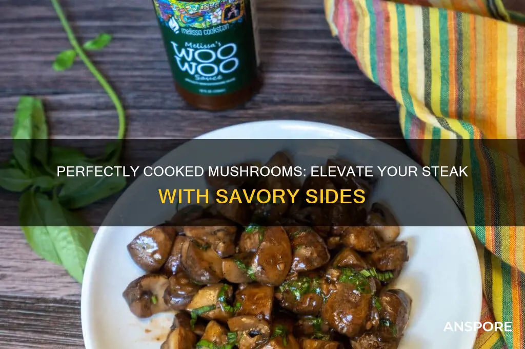 how to cook mushrooms for a steak