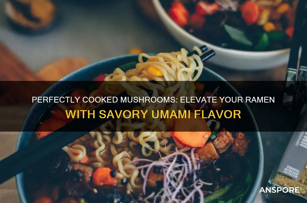 how to cook mushrooms for ramen