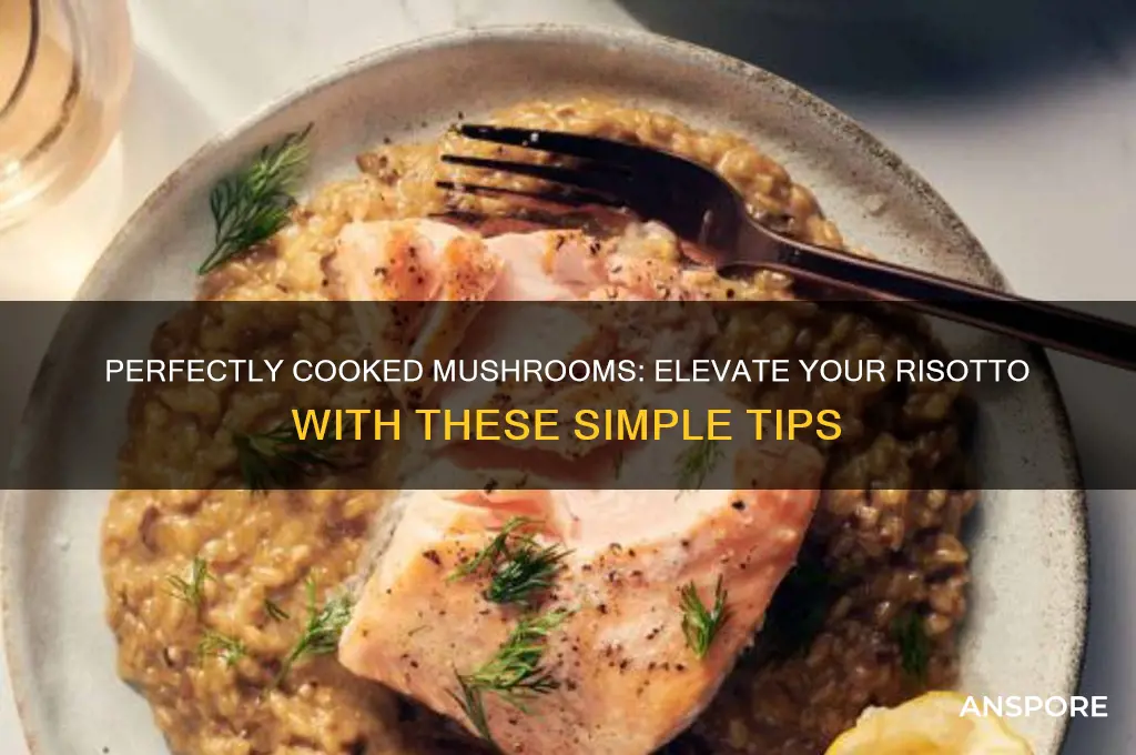 how to cook mushrooms for risotto