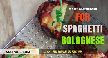 Perfectly Cooked Mushrooms: Elevating Your Spaghetti Bolognese with Savory Flavor