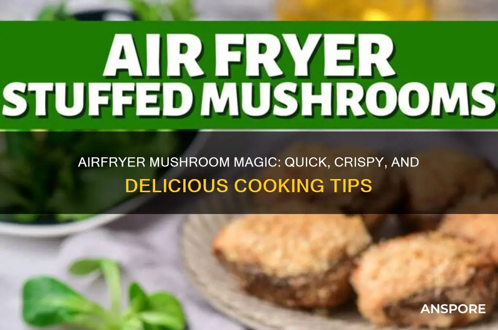 how to cook mushrooms in a airfryer