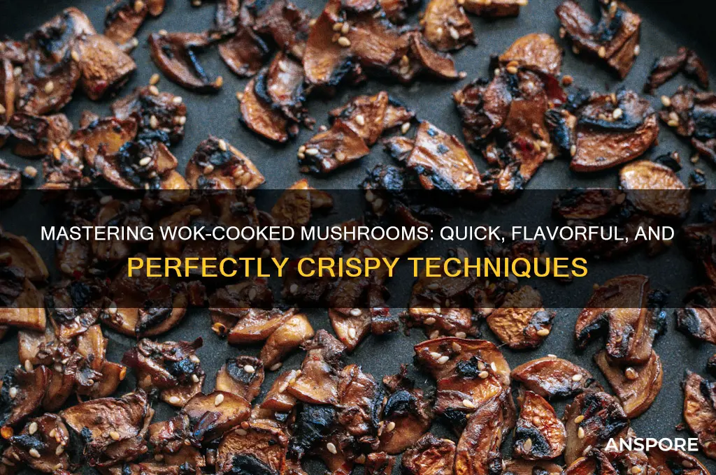 how to cook mushrooms in a wok