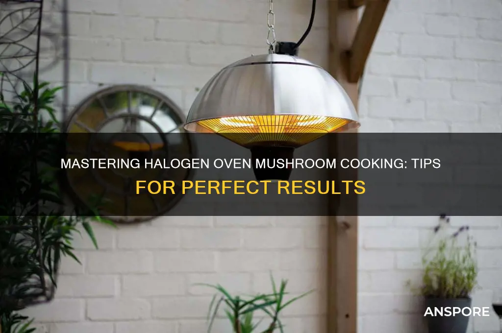 how to cook mushrooms in halogen oven