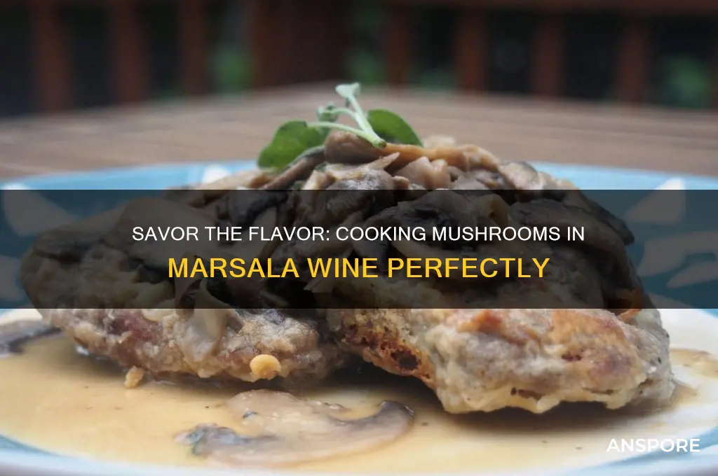 how to cook mushrooms in marsala wine