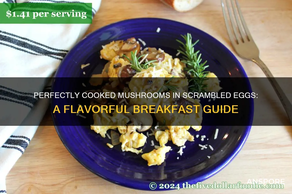 how to cook mushrooms in scrambled eggs