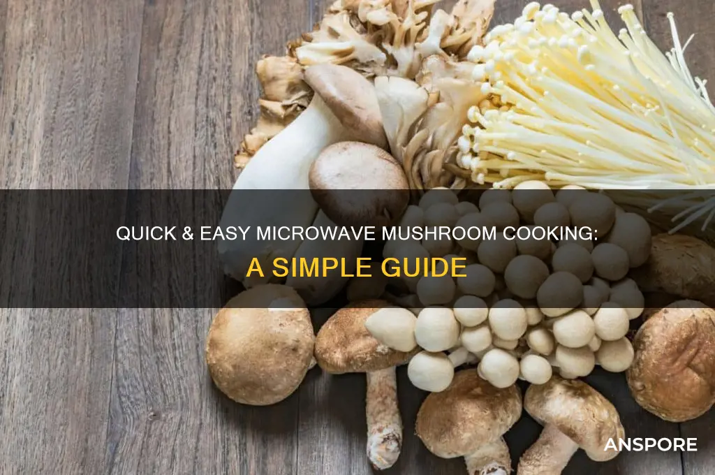 how to cook mushrooms in the microwave