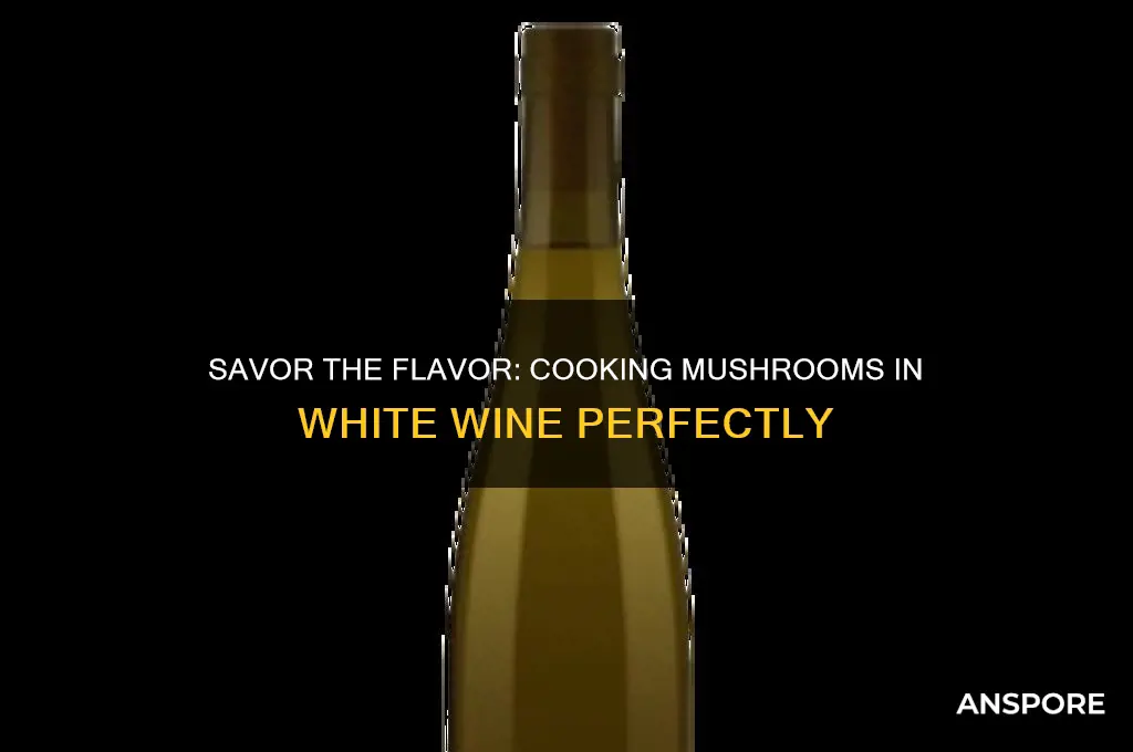 how to cook mushrooms in white wine
