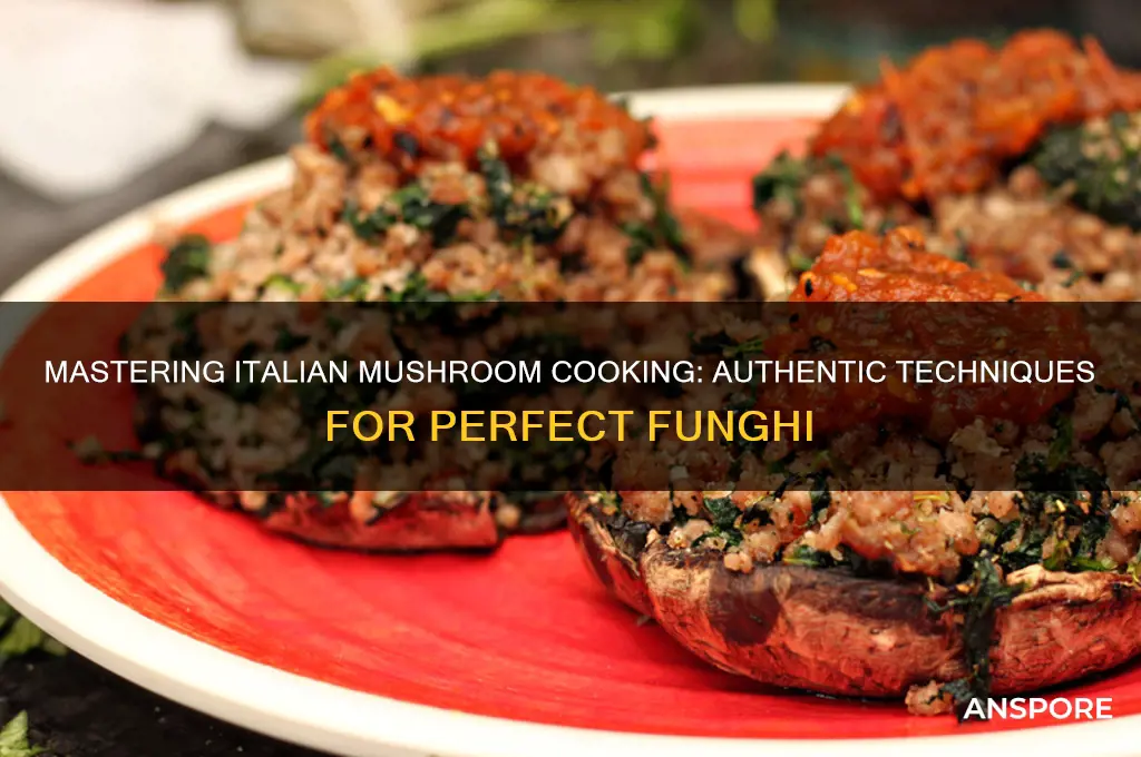 how to cook mushrooms italian style