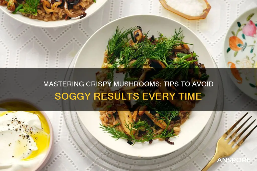 how to cook mushrooms not soggy