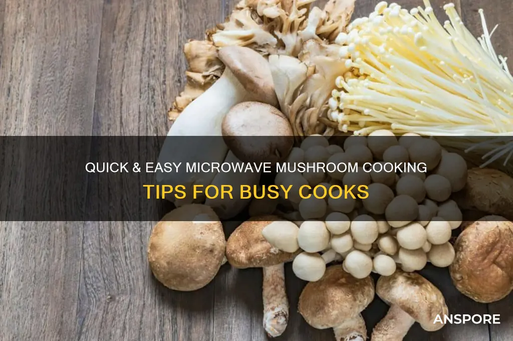 how to cook mushrooms on macrowvave