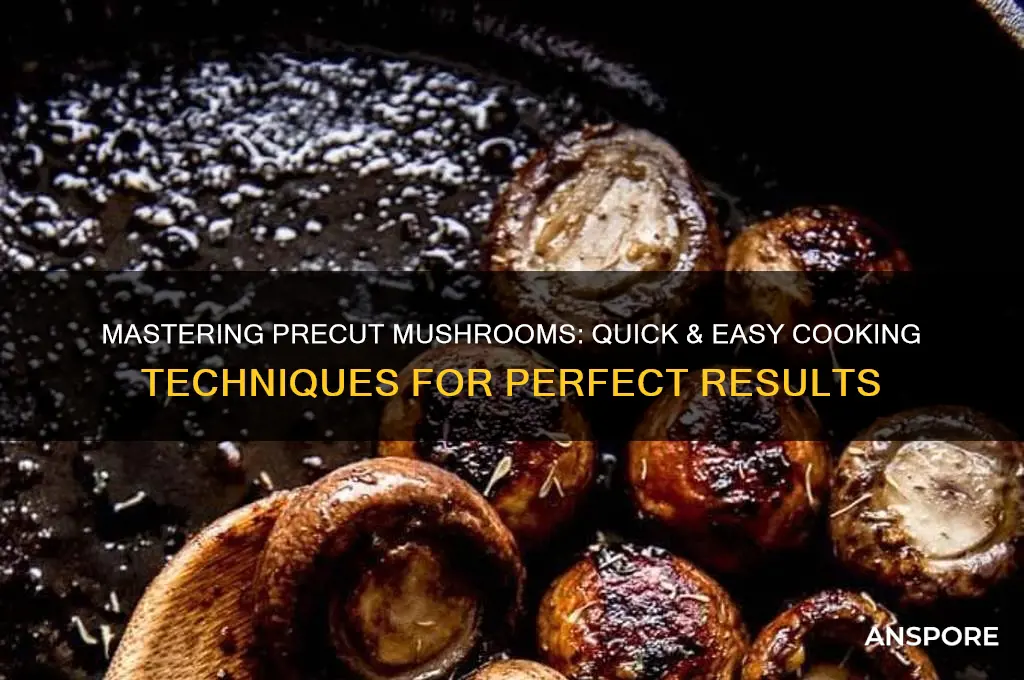 how to cook mushrooms that are precut