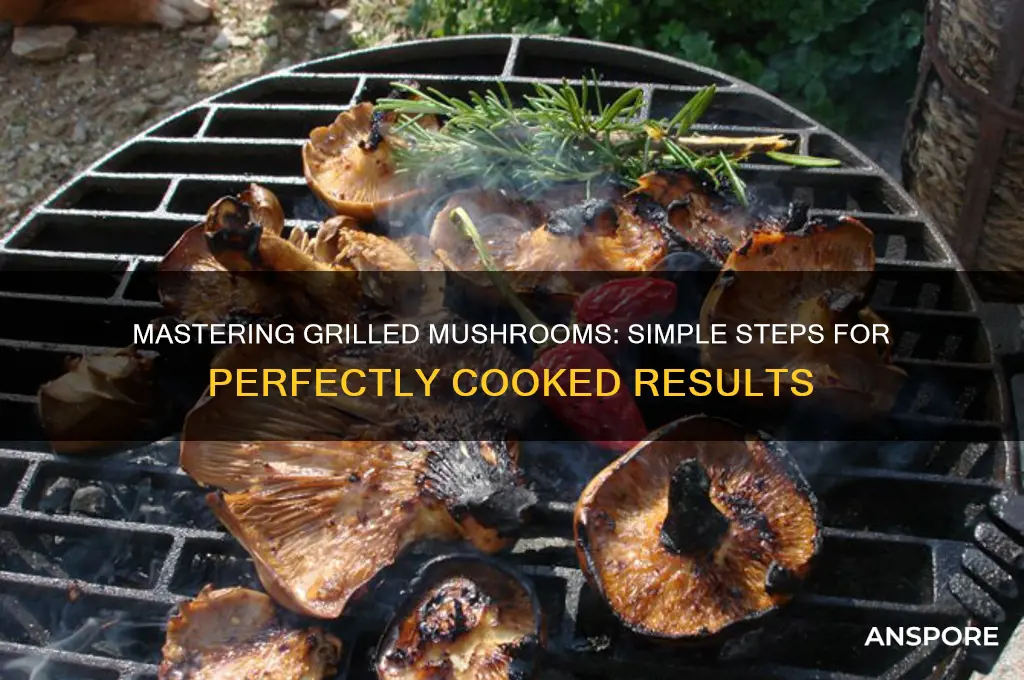 how to cook mushrooms under the grill