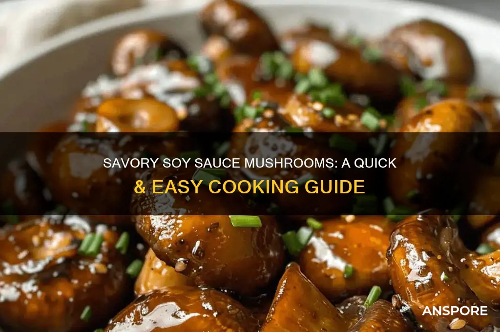 how to cook mushrooms with soy sauce