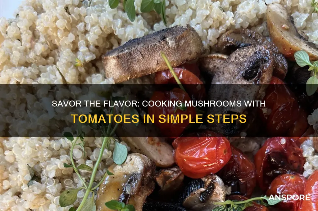 how to cook mushrooms with tomatoes