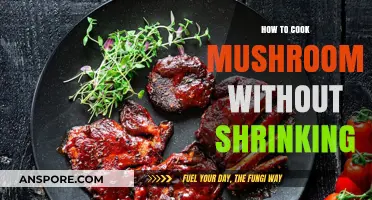 Mastering Mushroom Cooking: Techniques to Prevent Shrinking and Retain Size