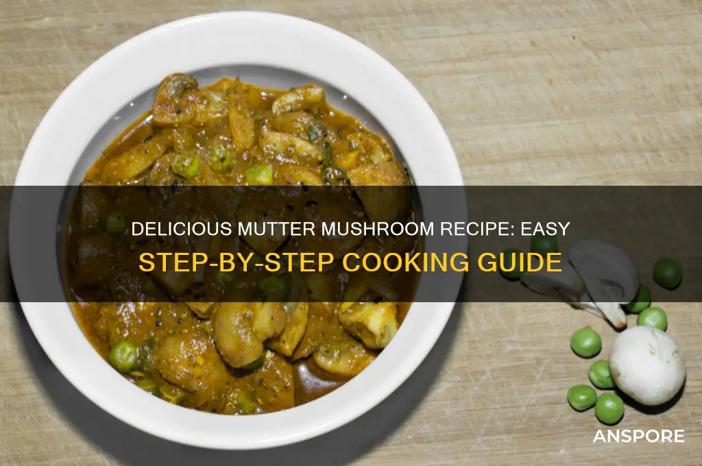 how to cook mutter mushroom