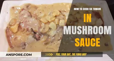 Savory Ox Tongue in Creamy Mushroom Sauce: A Step-by-Step Guide
